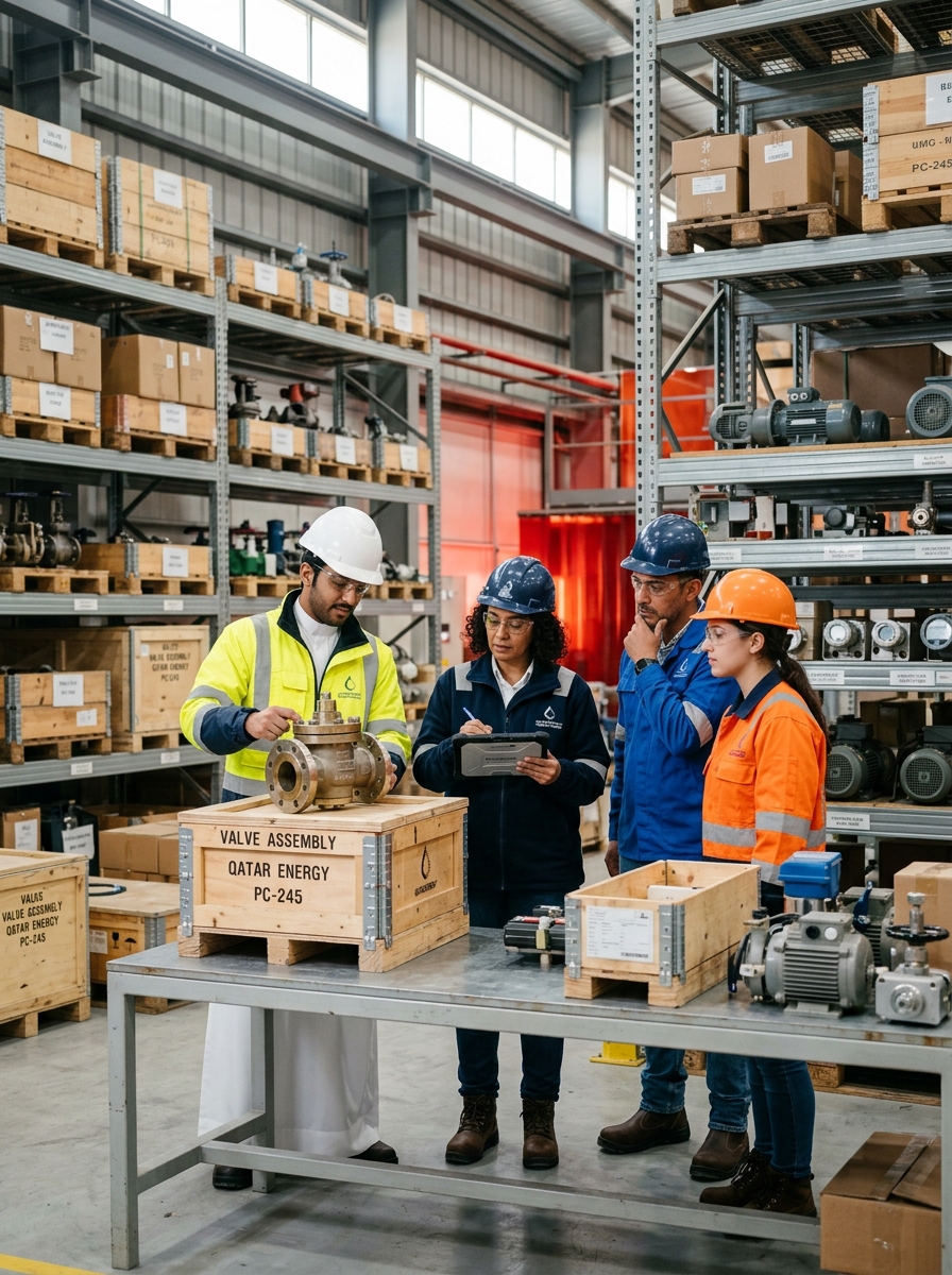 Bronze Qatar service team